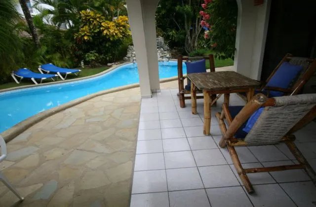 Olas De Oro Villas Cabarete terrasse piscine